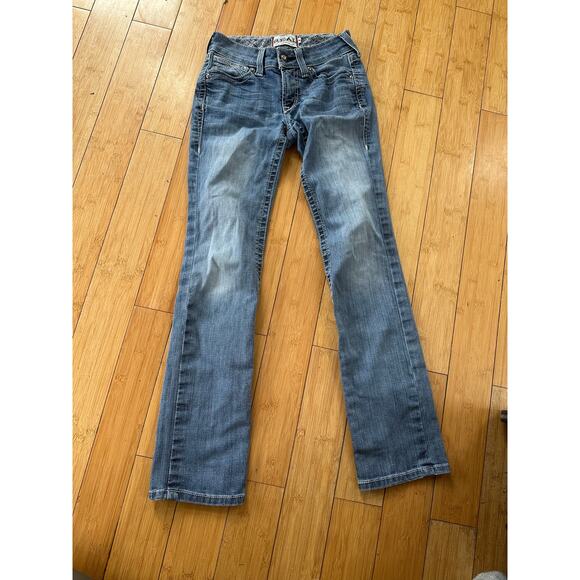 Ariat Women’s Denim Straight Leg Jeans Sz. 25R - Picture 2 of 6